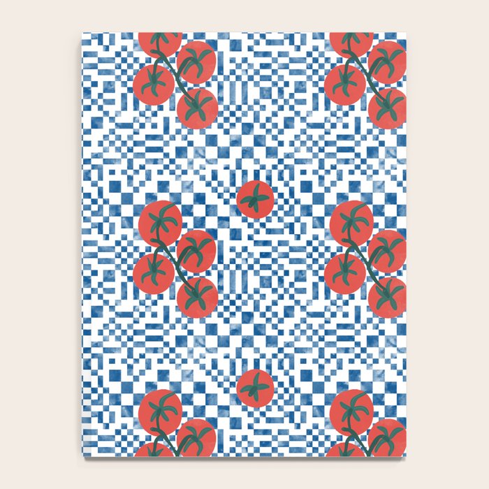 Tomatoes Checkered Grid Notebook Gallery Image 4