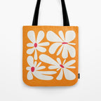 Bloom: Tangerine Matisse Color Series 03 Tote Bag Gallery Image 1
