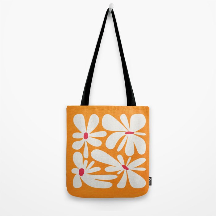 Bloom: Tangerine Matisse Color Series 03 Tote Bag Gallery Image 2