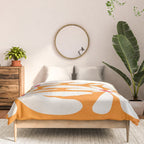 Bloom: Tangerine Matisse Color Series 03 Comforter Gallery Image 3