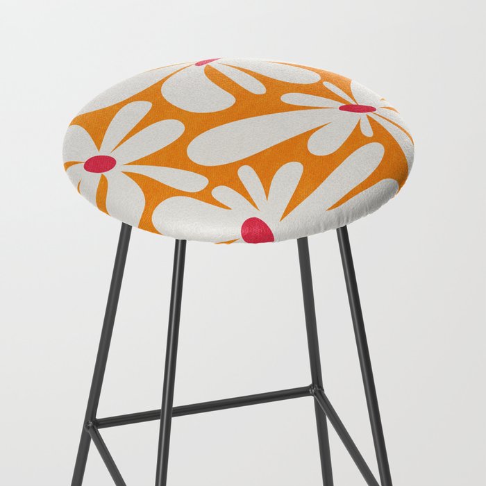 Bloom: Tangerine Matisse Color Series 03 Stool Gallery Image 2