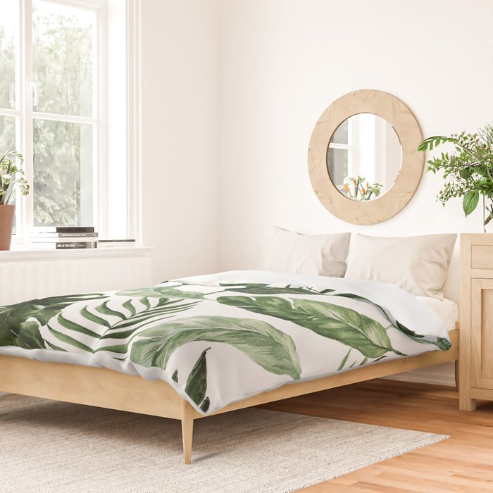 Tropical Leaf Duvet Cover Gallery Image 2
