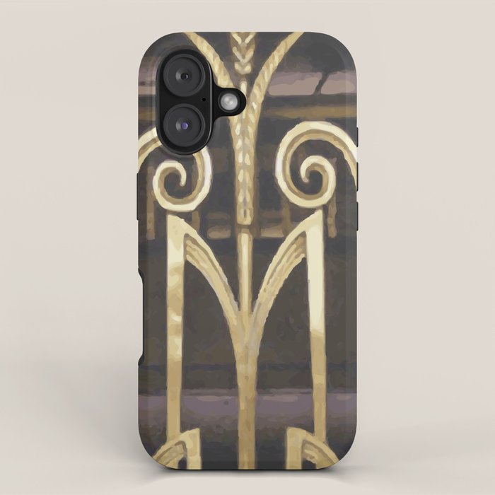 Art Deco Gold Abstract Modern Art iPhone Case Gallery Image 1