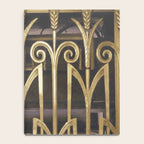 Art Deco Gold Abstract Modern Art Notebook Gallery Image 4