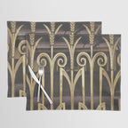Art Deco Gold Abstract Modern Art Placemat Gallery Image 1