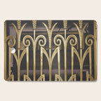 Art Deco Gold Abstract Modern Art Cutting Board Gallery Image 1