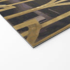 Art Deco Gold Abstract Modern Art Welcome Mat Gallery Image 2