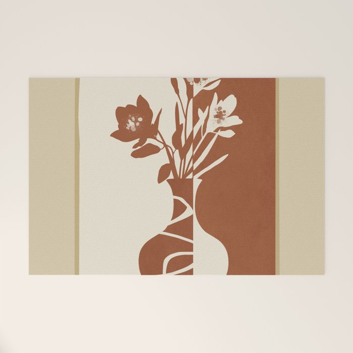 Botanical Contrast 4 Welcome Mat Gallery Image 1