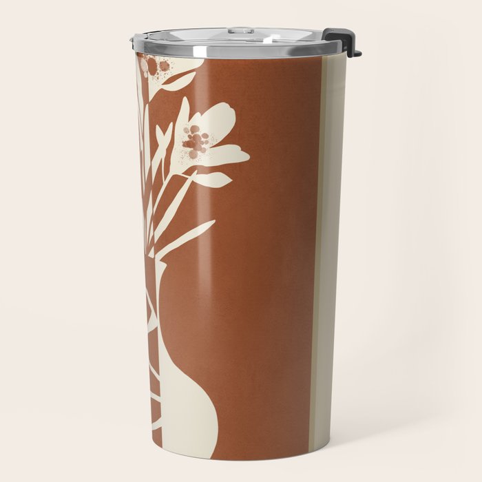 Botanical Contrast 4 Travel Mug Gallery Image 2