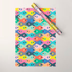 Fish tessellation Wrapping Paper Gallery Image 1