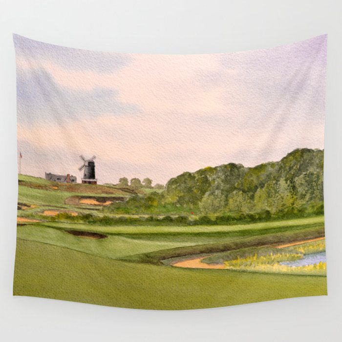 National Golf Links Of America Wall Tapestry Gallery Image 4