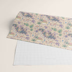  Jurassic Days, Jurassic Nights: Stegosaurus | Dinosaur Tropical Art Wrapping Paper Gallery Image 2