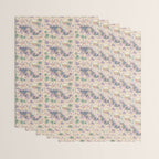  Jurassic Days, Jurassic Nights: Stegosaurus | Dinosaur Tropical Art Wrapping Paper Gallery Image 3
