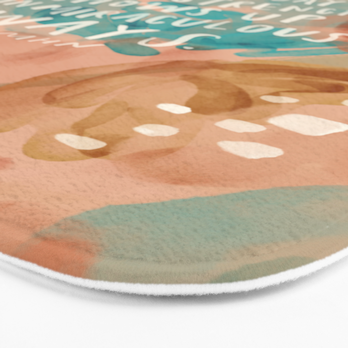 "Day After Day Your Strength Shows Up In Miraculous Ways." Bath Mat Gallery Image 3