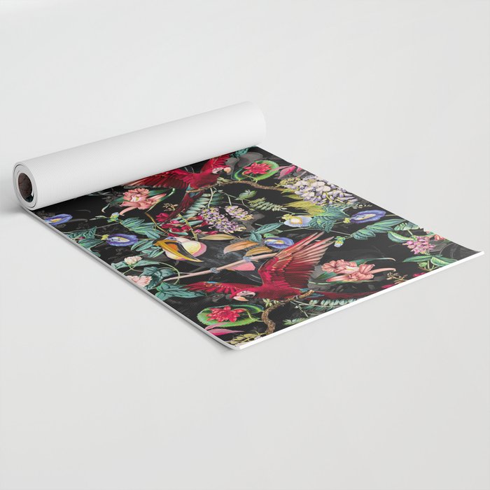Floral and Birds IX Yoga Mat Gallery Image 2