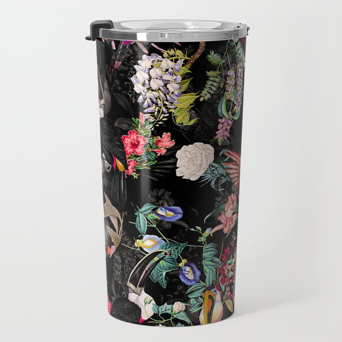 Floral and Birds IX Travel Mug Gallery Image 3