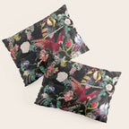 Floral and Birds IX Pillow Sham Gallery Image 3