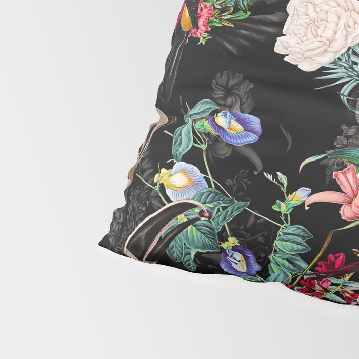 Floral and Birds IX Pillow Sham Gallery Image 4