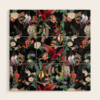 Floral and Birds IX Wood Wall Art Gallery Image 1