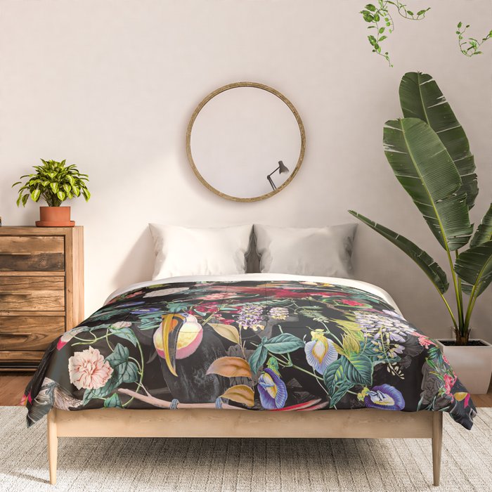 Floral and Birds IX Comforter Gallery Image 3