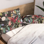 Floral and Birds IX Pillow Sham Gallery Image 2