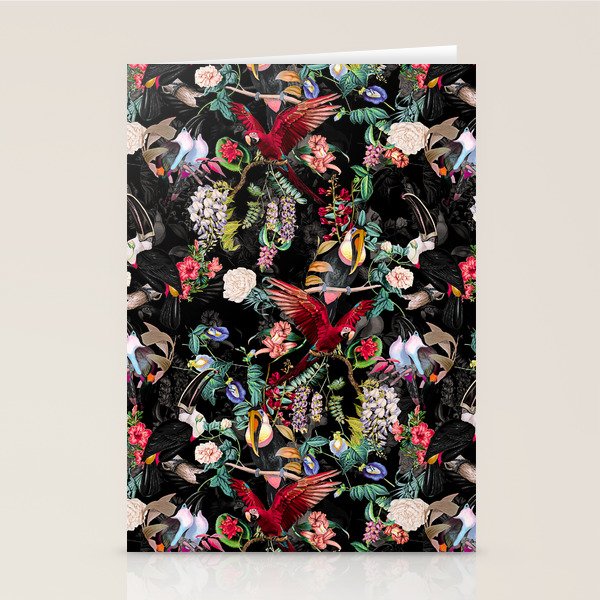 Floral and Birds IX Stationery Card Gallery Image 2