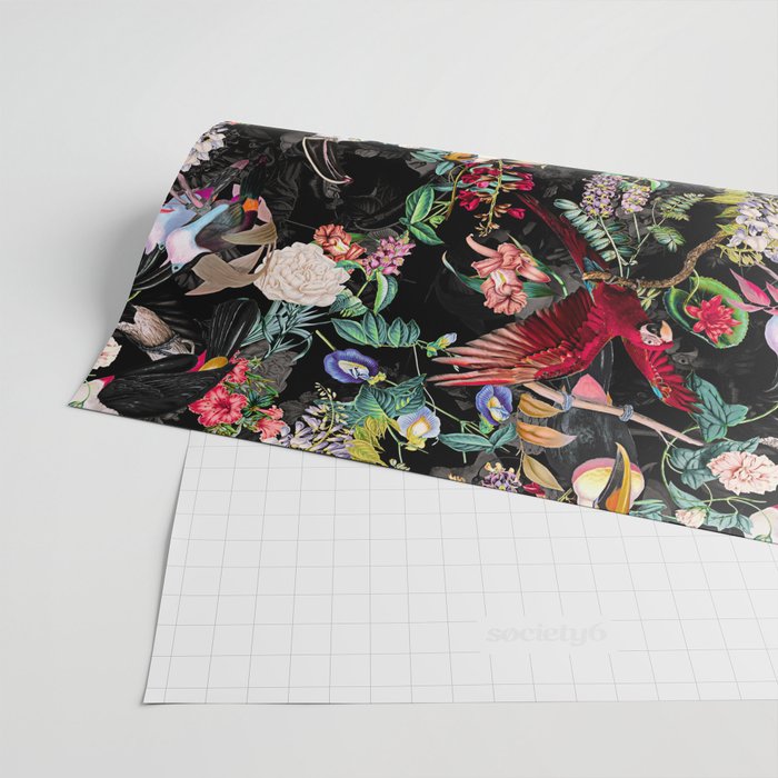 Floral and Birds IX Wrapping Paper Gallery Image 2