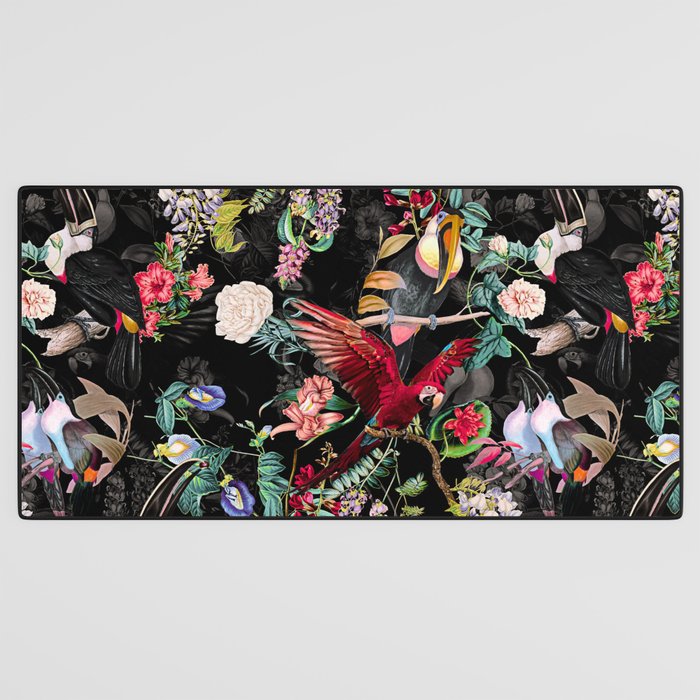 Floral and Birds IX Desk Mat Gallery Image 3