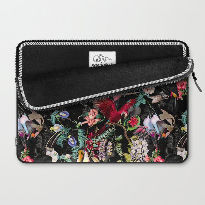 Floral and Birds IX Laptop Sleeve Gallery Image 2