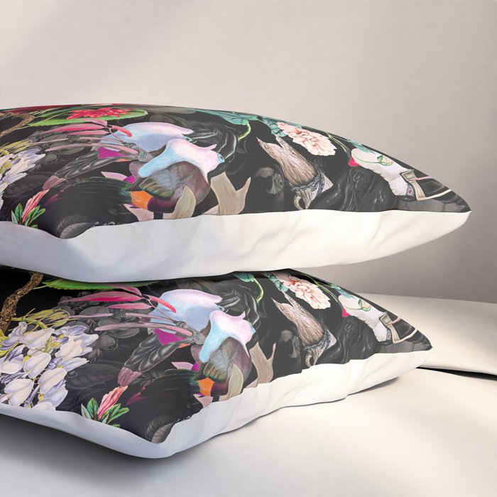 Floral and Birds IX Pillow Sham Gallery Image 3