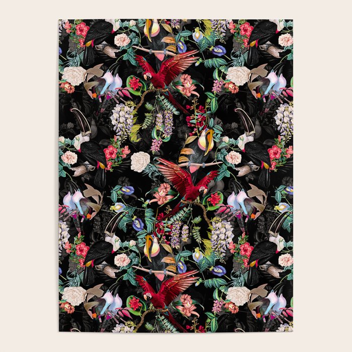 Floral and Birds IX Poster Gallery Image 4