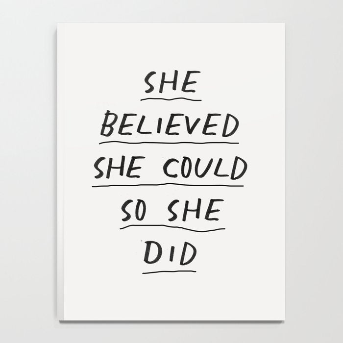 She Believed She Could So She Did Notebook Gallery Image 4