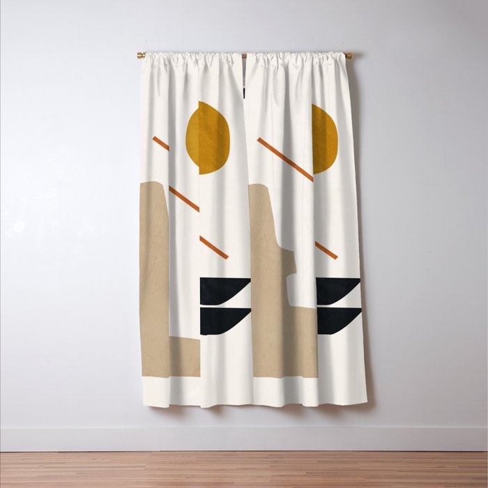 abstract minimal 6 Window Curtain Gallery Image 3