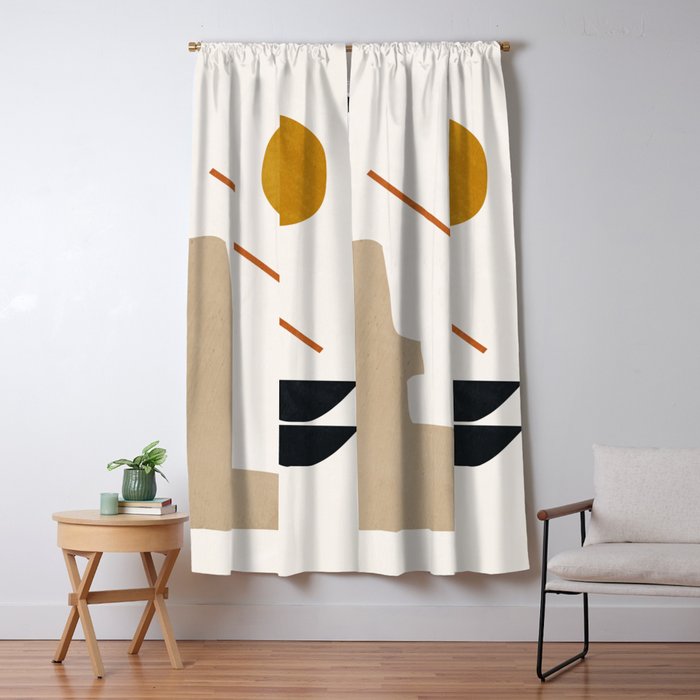 abstract minimal 6 Window Curtain Gallery Image 5