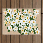 Field Daisies Outdoor Rug Gallery Image 1
