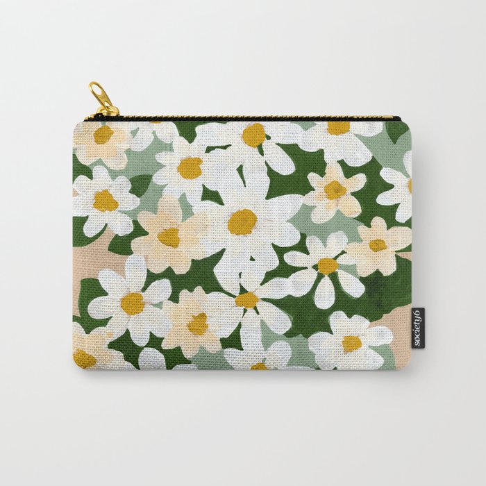 Field Daisies Carry All Pouch Gallery Image 1