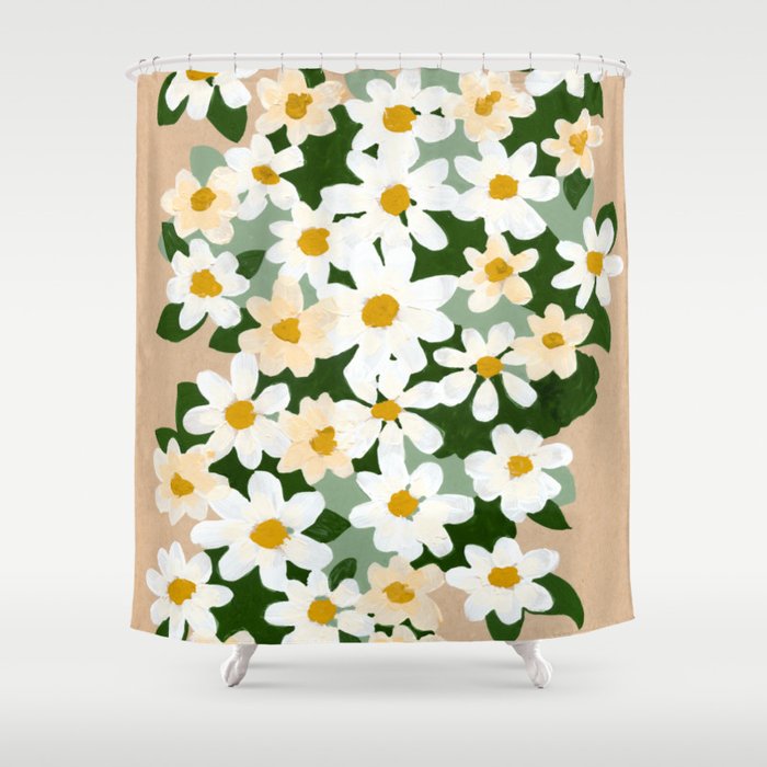 Field Daisies Shower Curtain Gallery Image 1