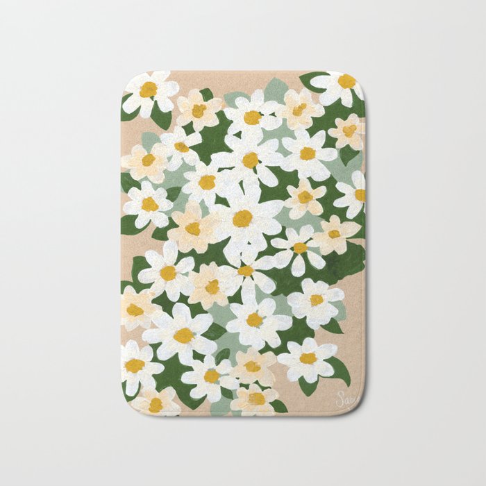 Field Daisies Bath Mat Gallery Image 1