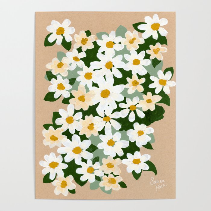 Field Daisies Poster Gallery Image 1
