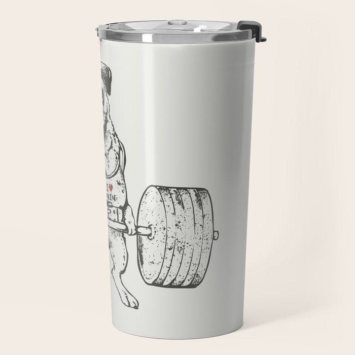 Pug Lift Travel Mug Gallery Image 2