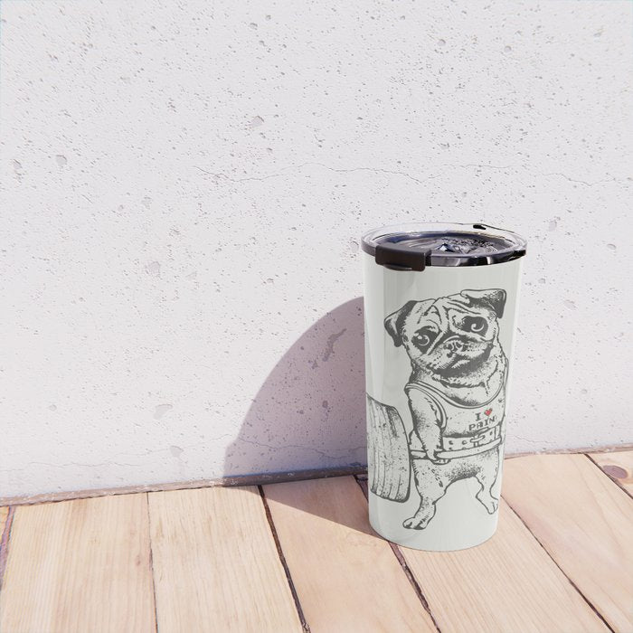 Pug Lift Travel Mug Gallery Image 4