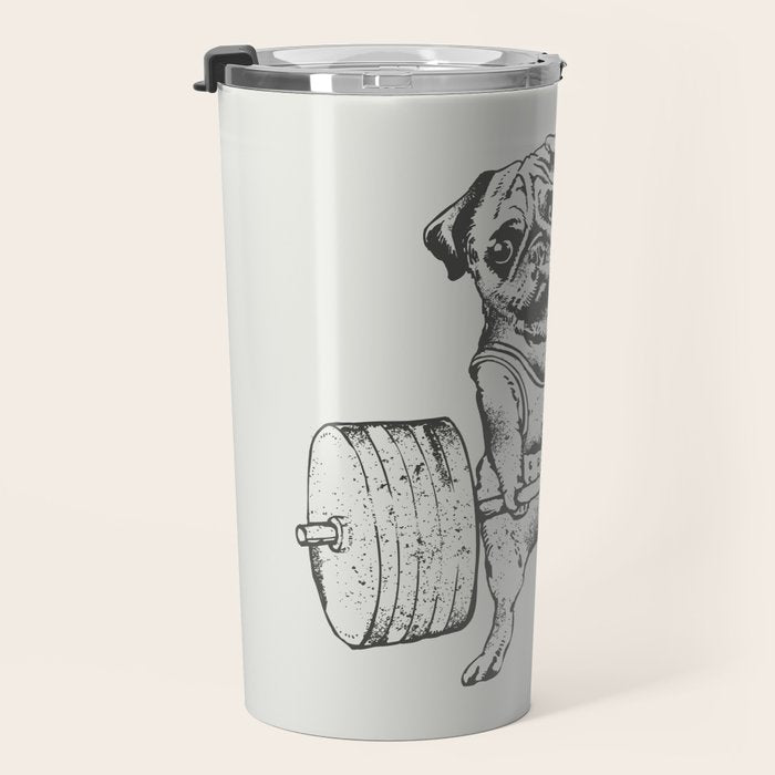 Pug Lift Travel Mug Gallery Image 3