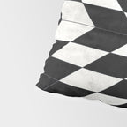 Urban Tribal Pattern No.14 - Aztec - Black Concrete Pillow Sham Gallery Image 4