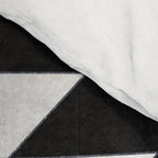 Urban Tribal Pattern No.14 - Aztec - Black Concrete Comforter Gallery Image 4