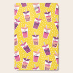 Bubble Tea Boba Pattern Cutting Board Gallery Image 1