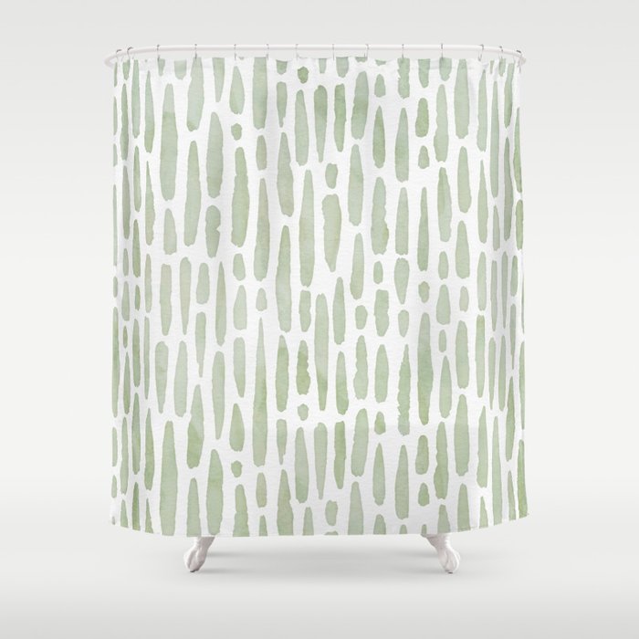 Sage Green Shower Curtain Gallery Image 1