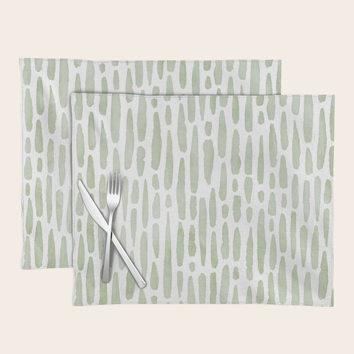 Sage Green Placemat Gallery Image 1