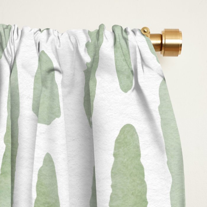 Sage Green Window Curtain Gallery Image 2