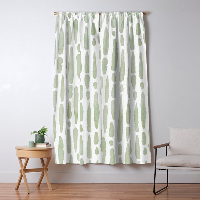 Sage Green Window Curtain Gallery Image 5