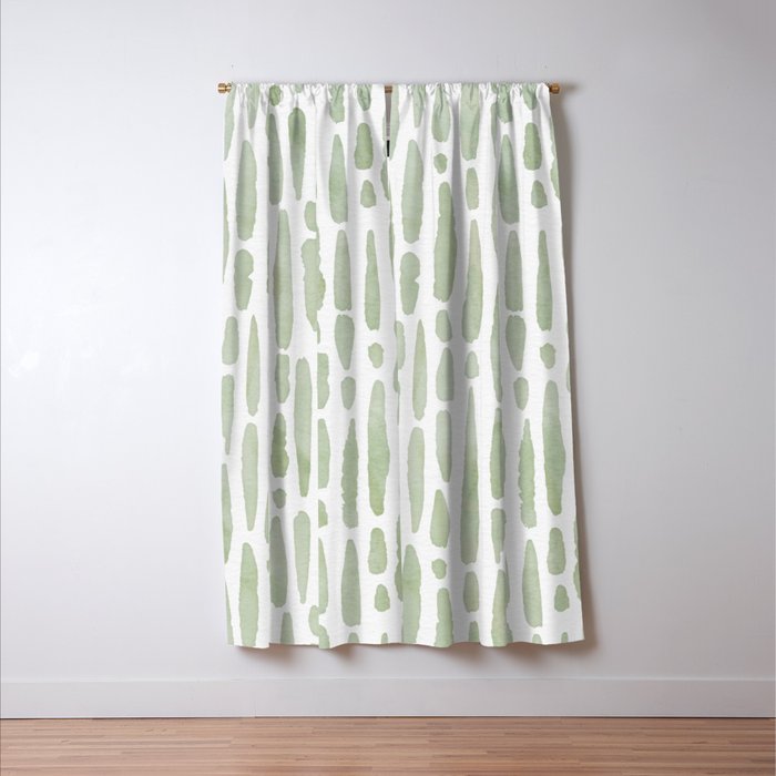 Sage Green Window Curtain Gallery Image 3